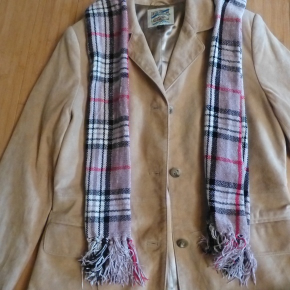 Tan suede jacket Travelsmith classic 2 pocket - Picture 3 of 5